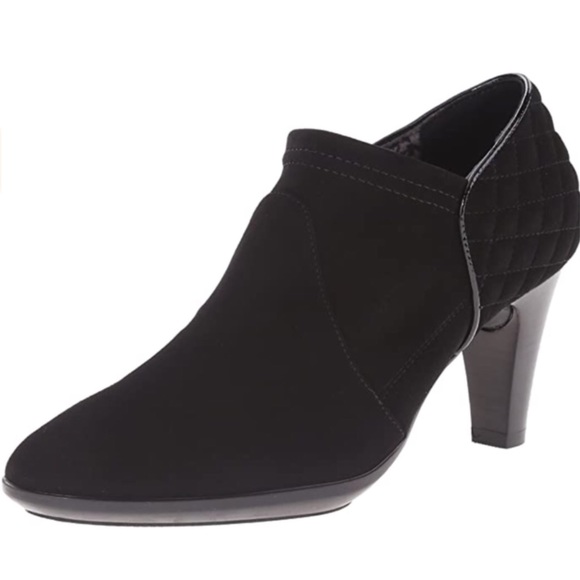 Aquatalia Dalis Suede Combo Booties - Picture 2 of 6